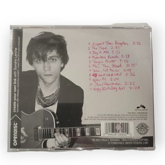 Sondre Lerche And The Faces Down - Phantom Punch [2007 Promotional‎ CD] - Picture 2 of 3